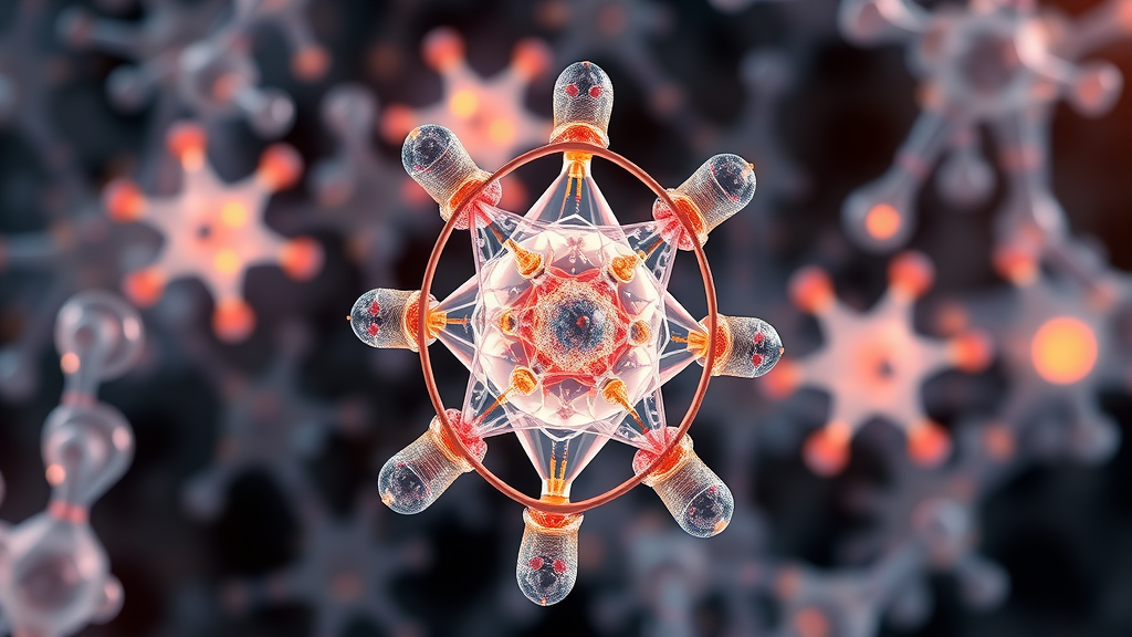 Detailed perovskite crystal structure diagram highlighting atomic lattice, defects, and degradation mechanisms